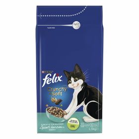 Felix Crunchy & Soft 1.5 kg Somon Ve Ton Balıklı Kedi Kuru Maması