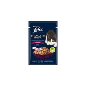 Felix Gustosi Sfilaccetti Ördekli Yaş 80 gr Kedi Maması