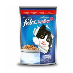 Felix Junior Sığır Etli Pouch 100 gr Kedi Maması