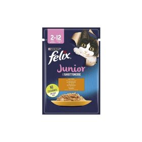 Felix Junior Tavuklu Yavrular İçin Yaş 4x85 gr Kedi Maması