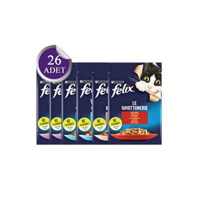 Felix Karışık 26 x 85 gr Yetişkin Kedi Yaş Maması