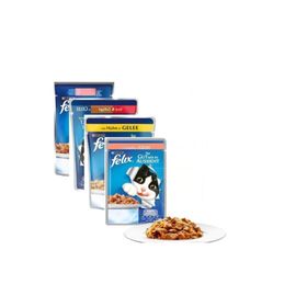 Felix Karışık Çeşitli Pouch Yetişkin Kedi 20x100 gr Yaş Mama