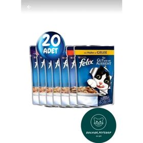 Felix Karışık Yaş 20x85 gr Kedi Maması