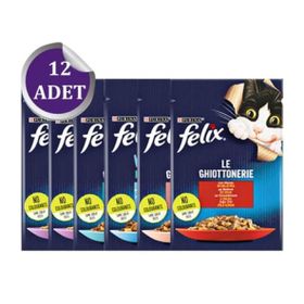Felix Karma Paket 12x85 gr Yaş Kedi Mama
