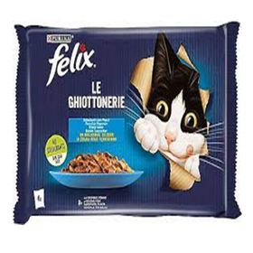 Felix Multipack Somonlu ve Ton Balıklı 4X85 gr 8'li Yetişkin Kedi Yaş Maması