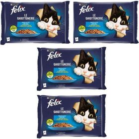 Felix Multipack Somonlu ve Ton Balıklı Yetişkin Özel 4x85 gr Kedi Yaş Maması