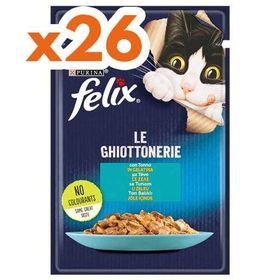Felix Pouch Le Ghiottonerie Ton Balıklı 85x26 gr Yaş Kedi Maması