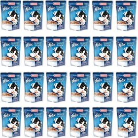 Felix Pouch Sardalya ve Somonlu 24 x 85 gr Yetişkin Kedi Maması