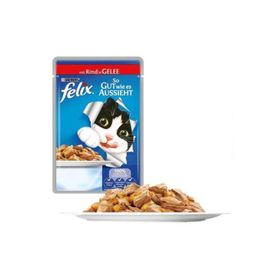 Felix Purina Sığır Etli Yaş 100 gr Kedi Maması