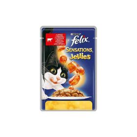 Felix Sensations Sığır Etli ve Domatesli 85 gr 20 Adet Yaş Kedi Maması