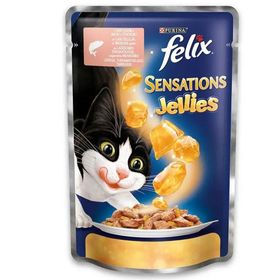 Felix Sensations Somonlu ve Karidesli 100 gr Kedi Maması Pouch