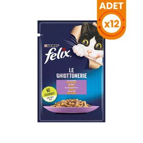 Felix Sensations Taze Jöle İçerisinde Kuzu Etli 12x85 gr Yetişkin Yaş Kedi Maması