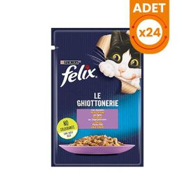 Felix Sensations Taze Jöle İçerisinde Kuzu Etli 24x85 gr Yetişkin Yaş Kedi Maması