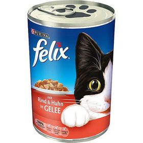 Felix Sığır Etli 12x400 gr Konserve Kedi Maması
