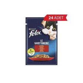 Felix Sığır Etli 24x85 gr Yetişkin Kedi Konservesi