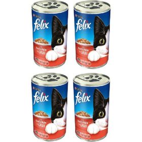 Felix Sığır Etli 4x400 gr Yetişkin Kedi Konserve
