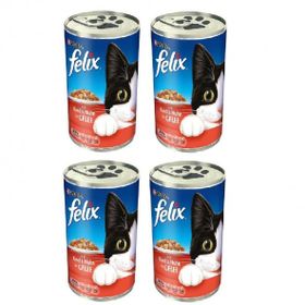 Felix Sığır Etli 4x400 gr Yetişkin Kedi Konserve
