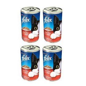 Felix Sığır Etli 4x400 gr Yetişkin Kedi Konserve