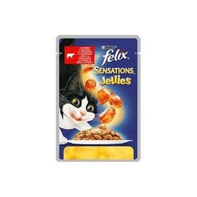 Felix Sığır Etli Domatesli 20x100 gr Yaş Kedi Maması