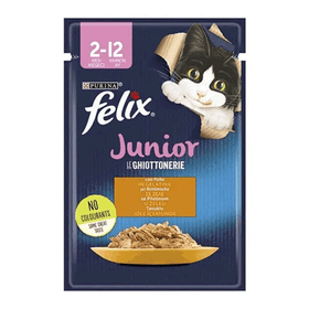 Felix Sığır Etli ve Tavuk İçeren Yaş 26x85 gr Kedi Maması