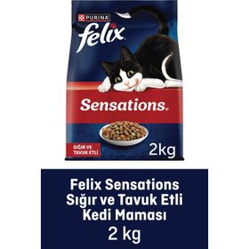Felix Sığır ve Tavuk Etli 2 kg Kuru Kedi Maması