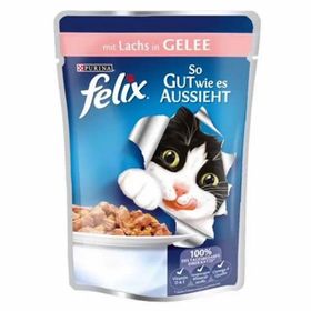 Felix Somon Alabalıklı 20x100 gr Yaş Kedi Maması