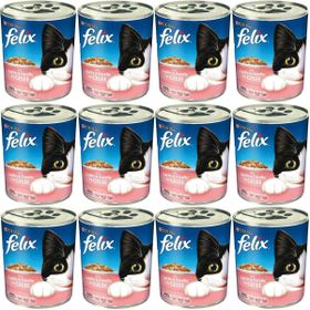 Felix Somon ve Alabalıklı 12x400 gr Kedi Maması