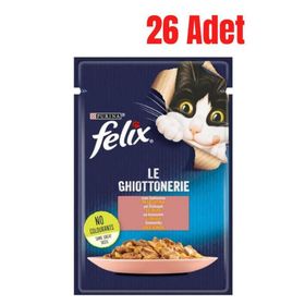 Felix Somonlu 26x85 gr Yaş Kedi Konservesi