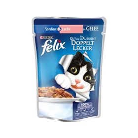 Felix Somonlu ve Alabalıklı 20x100 gr Kedi Maması Pouch