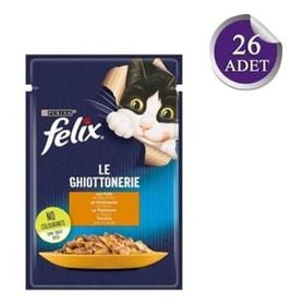 Felix Tavuk Etli 26x85 gr Yaş Kedi Maması