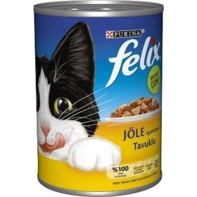 Felix Tavuklu Konserve 12x400 gr Kedi Maması