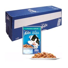 Felix Ton Balıklı Pouch 20x100 gr Yetişkin Yaş Kedi Maması