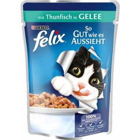 Felix Ton Balıklı Pouch 20x100 gr Yetişkin Yaş Kedi Maması