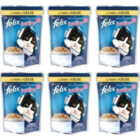 Felix Yavru Tavuk Etli Pouch 6x85 gr Kedi Yaş Maması