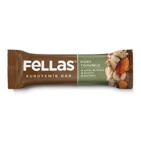 Fellas 30 gr Dört Tohumlu Kuruyemiş Bar