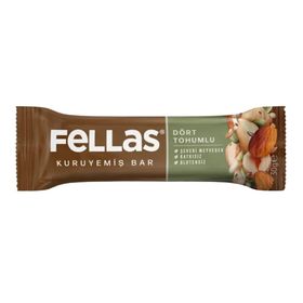 Fellas 30 gr Dört Tohumlu Kuruyemiş Bar