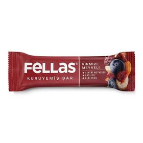 Fellas 30 gr Kırmızı Meyveli Kuruyemiş Bar