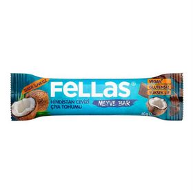 Fellas 40 gr Chialı ve Hindistan Cevizli Meyve Bar
