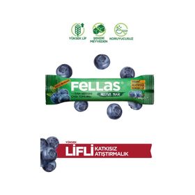 Fellas 40 gr Chialı ve Yaban Mersinli Meyve Barı