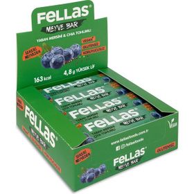Fellas 40 gr Chialı ve Yaban Mersinli Meyve Barı