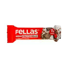 Fellas Hindistan Cevizi Kakao 45 gr Yüksek Protein Bar
