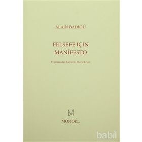Felsefe İçin Manifesto - Alain Badiou