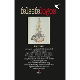 Felsefelogos Sayı: 64 Üniversite
