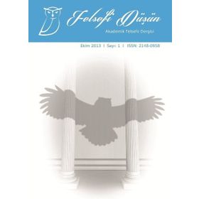Felsefi Düşün Sayı 1 - Ekim 2013 - Kolektif