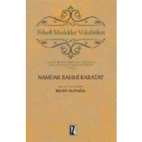 Felsefi Meslekler Vokabüleri - Namdar Rahmi Karatay