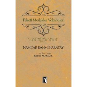 Felsefi Meslekler Vokabüleri - Namdar Rahmi Karatay