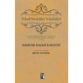 Felsefi Meslekler Vokabüleri - Namdar Rahmi Karatay