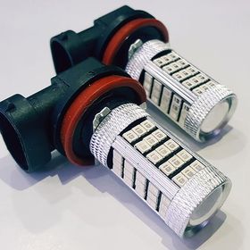 Femex 2835 Chip Mavi Renk Mercekli 66 Ledli H8/11- 9W- Sis Farları İçin Led Ampul