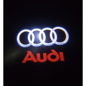 Femex Audi Araçlar İçin Pilli Yapıştırmalı Ledli Kapı Altı Logo
