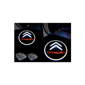 Femex Citröen Araçlar İçin Pilli Yapıştırmalı Kapı Altı Led Logo